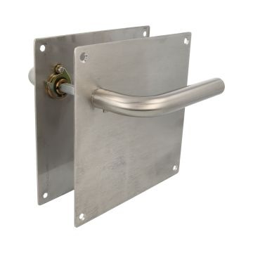 Juego Placa Manilla INOX Serraller