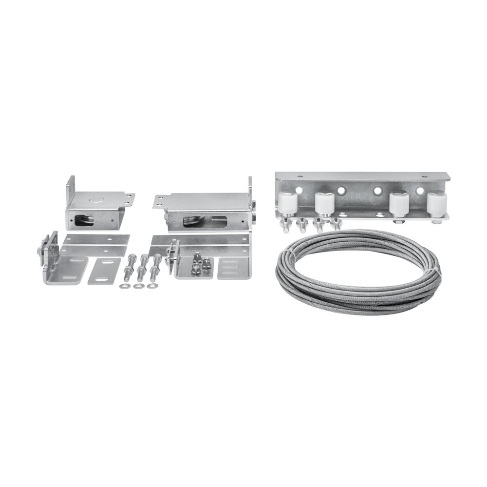 Kit Corredera Deslizante Telescopico cable rodillos Kit Corredera Deslizante Telescópico 2 - 3 hojas