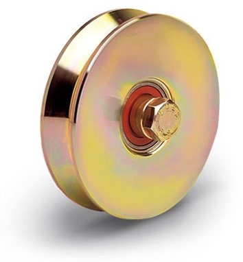 Rueda V Corredera 2 Rodamientos